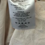 NEW Jonathan Simkhai Lee Linen Blend Midi Dress Painted Floral Size 10 Old Money Black Photo 8