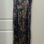 Monique Lhuillier ML Silver Floral Sequin Surplice Gown Size 4 US $595 Photo 6