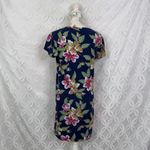 Ralph Lauren Polo‎  Navy Blue Floral Shift Dress Size M Photo 3