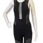 Laniah Cutout Romper Black Photo 3