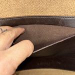 Ralph Lauren Womens Lauren By  Vintage Leather Wool Messenger Bag Photo 2