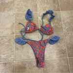 Strawberry Milk Mob Electric Smooch Bikini Top & Bottom Orange Photo 3