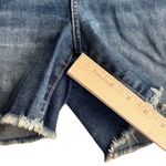 Seven7  Medium Wash Blue Denim Raw Hem Boyfriend Relaxed Jean Shorts Sz 12 Photo 7