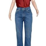 Vince . Draped Satin Halter Blouse, Red, Medium Photo 8