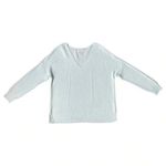 Lucky Brand Green Popcorn Knit Lightweight V Neck Pullover Hint of Mint Sweater Photo 1