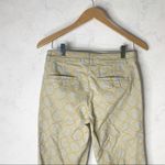 Anthropologie Relaxed Circle Embroidered Straight leg chino pants Photo 6