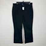 J.Crew  Flare Crop Black Jean All Day Stretch Classic Minimalist Denim US 31 NWT Photo 4