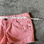 Bongo Women's y2k Pink Distressed Micro Mini  Denim booty‎ shorts  Size 5 Photo 4