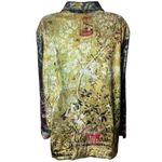 Chico's NWOT Chico’s Velour Button Down Oriental Floral Whimsical Feminine Ethereal XL Photo 4