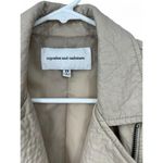 Cupcakes & Cashmere| XS | Faux Leather Tan Vest Moto Sleeveless Women's Photo 1