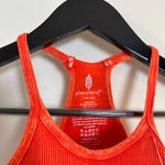 FREE PEOPLE Movement Happiness Runs Long Crop Tank in Orange Size X Photo 2