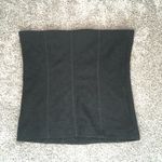 Rodebjer Black Glittery Fitted BustierTube Top Sleeveless Tank Blouse Size Small Photo 12