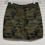 Super Down Isabela Olive Green Multi Camo Mini Skirt Size Small Photo 5