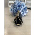 Vintage Gold Mesh Clutch Evening Bag Kiss Lock Party Purse Small Gold Photo 2