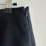 J.Crew  Black Wool Skirt, Black Pencil Skirt, Solid Knee-Length Skirt, Size 4 Photo 12