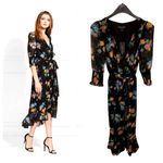 Rachel Zoe | NWT Ysabelle Printed Midi Dress Chiffon Style Size Small Photo 1