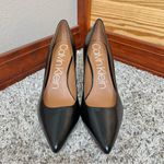 Calvin Klein Gayle Pump High Heels Shoes in Black Leather 10 Photo 2