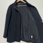 J.Crew  Wool Cocoon City Pea Coat Size 6 Black J6140 Photo 7