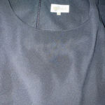 Studio I  Black Sheath Midi Dress Scoop Neck Sleeveless Photo 3