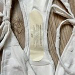 Aerie  High Cut Cheeky Jacquard Tie Bikini Bottom in White Size M NWT Photo 4