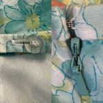 Tyler Boe Aqua Daisy Floral Midi Skirt Cottage Fairy Coastal Granddaughter Sz 8 Blue Photo 8