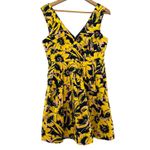 J.Crew Tailored Pleated Floral Pique Fit & Flare Dress Size 8 Petite Photo 9