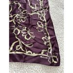 Madewell  100% Silk Bandana Scarf Black Iris Purple  NL299 Photo 2