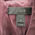 J.Crew  Sleeveless Sheath Dress Burgundy‎ Purple Career Workwear Size 4 Photo 1