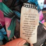 Kona Black Tropical Print Tank Top Photo 3