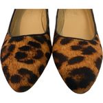 Talbots Laney Wedges Leopard Haircalf Print Pumps Women's 8 Brown Black Photo 11