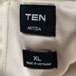 Aritzia TEN White Silk Satin Tube Bandeau Strapless Sleeveless Crop Top Size XL Photo 2