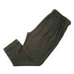 Vince NWT Pleated Cozy Pull-on in Olive Green Flannel Ankle Crop Pants L $325 Photo 5