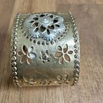 Lucky Brand  Wide Floral Cuff Bracelet Photo 5