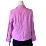 Tommy Hilfiger NWT  Double Breasted Linen Blend Pink Blazer Photo 5