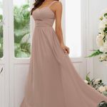 Light Pink Bridesmaid Dress Size 0 Photo 1