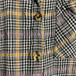 Free People Break My Stride Oversized Plaid Long Sleeve Button Up Shirt Size S Photo 12