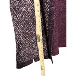 Chico's Travelers NWT Tweed Texture Jacket Open Front Cardigan Plum Multi Size 3 Photo 5