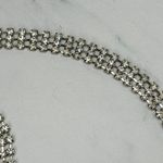 Rhinestone Heart Glam Silver Chain Link Belt Y2K Style ✨ Photo 7