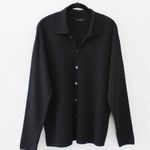 Kit Karson Vintage Wool Knit Polo Cardigan Sweater Photo 1