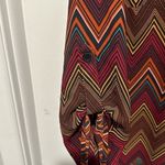 Tacera  Womens‎ Multicolor Geometric Blouse Photo 2
