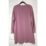 Gap Sweats Purple Long Sleeve Crew Neck Sweatshirt Dress Women’s Size Large Photo 6