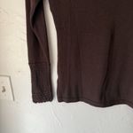 Venus Sweater Y2k Small Brown Crochet Trim Long Sleeve Pullover Fairy Top Photo 6