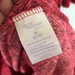 secret treasures  Red Geometric Patterned Long Sleeve Soft Fleece Pajama Dress M Photo 4