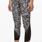 Lululemon  Wunder Under Crop II Roll Down Scallop Luxtreme in Floral Spritz Multi Photo 0