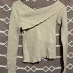 Cute Size Small Cream Wrap Sweater fits xs/s Photo 3