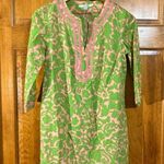 Boden Women’s Green& Pink Tunic/ Beach Cover Up Sz US 4 Photo 0