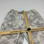 Athleta Pants Women Size 6 Farallon Grey White Printed Jogger Cotton Spandex Photo 9