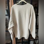 Book Lover booktok sweatshirt crewneck pullover ribbed corduroy heart beige Pink Size M Photo 4