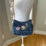 Rosetti Vintage  Blue Floral Raffia Mini Bag Deadstock New With Tags Photo 9