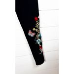 Johnny Was  Los Angeles Women's Embroidered Floral Adara Leggings Black Small Photo 6